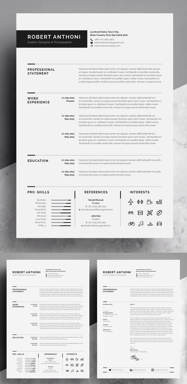 Best Minimal Resume Templates Of 2020 - 20 Best Minimal Resume Templates Of 2020 - 20