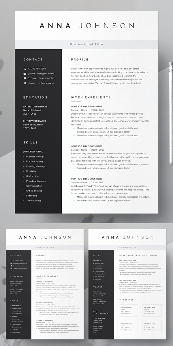 Best Minimal Resume Templates Of 2020 - 22 Best Minimal Resume Templates Of 2020 - 22