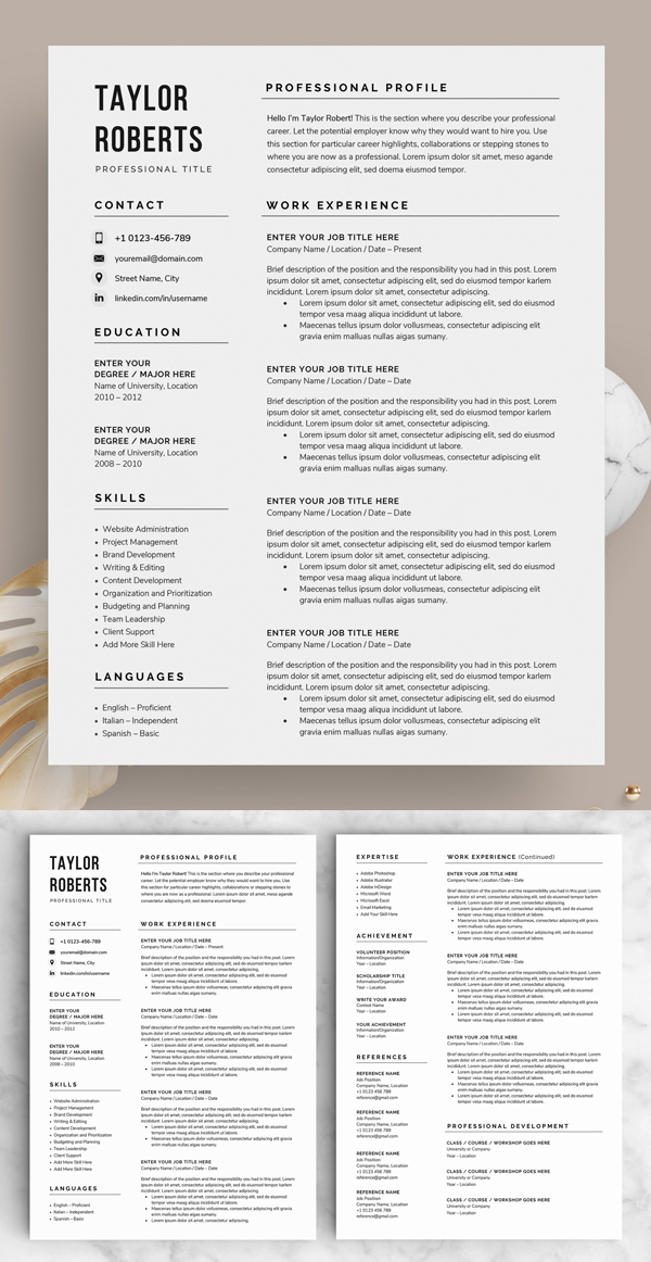 Best Minimal Resume Templates Of 2020 - 3 Best Minimal Resume Templates Of 2020 - 3