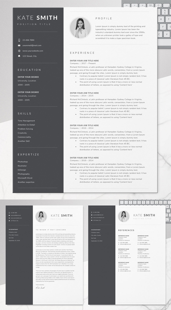 Best Minimal Resume Templates Of 2020 - 4 Best Minimal Resume Templates Of 2020 - 4