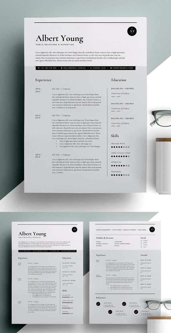 Best Minimal Resume Templates Of 2020 - 5 Best Minimal Resume Templates Of 2020 - 5