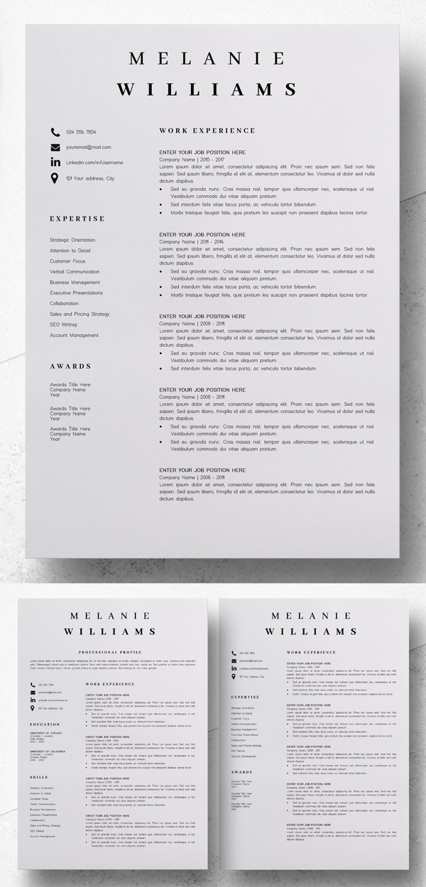 Best Minimal Resume Templates Of 2020 - 7 Best Minimal Resume Templates Of 2020 - 7