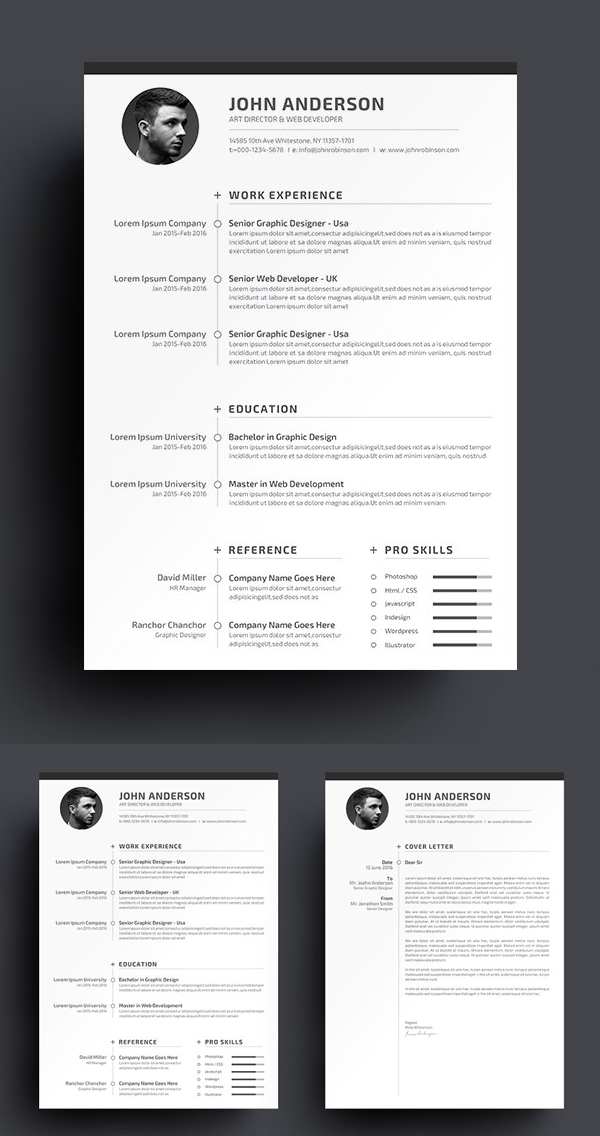 Best Minimal Resume Templates Of 2020 - 8 Best Minimal Resume Templates Of 2020 - 8