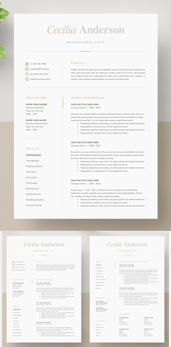 Best Minimal Resume Templates Of 2020 - 9 Best Minimal Resume Templates Of 2020 - 9