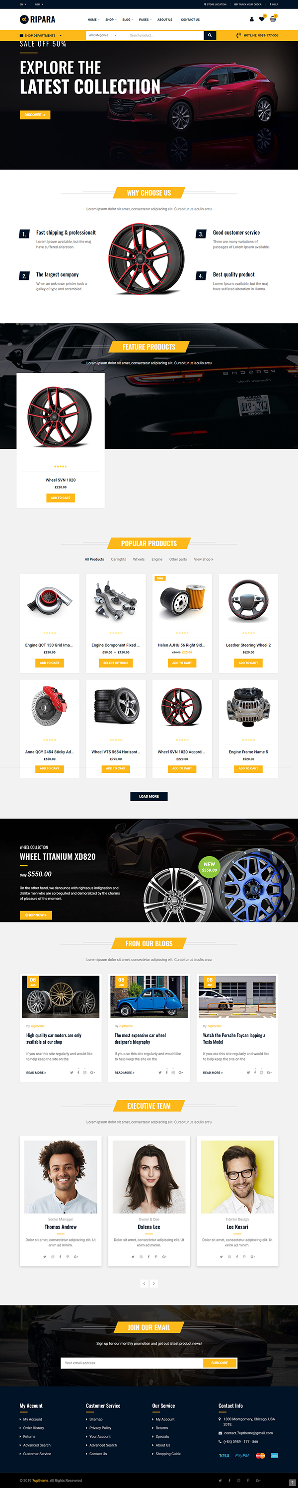 Ripara - Auto Repair & Car WooCommerce WordPress Theme Ripara - Auto Repair & Car WooCommerce WordPress Theme