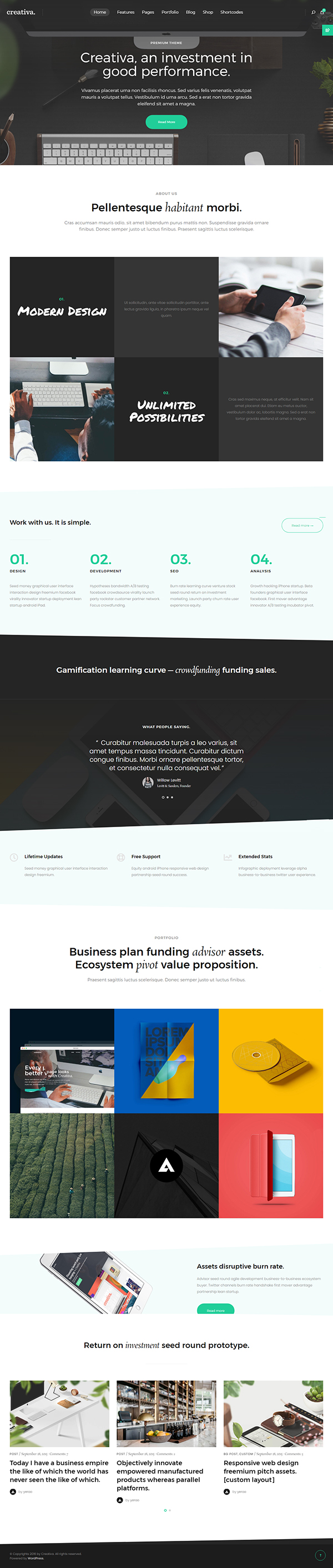 Creativa - Multi-Purpose WordPress Theme Creativa - Multi-Purpose WordPress Theme