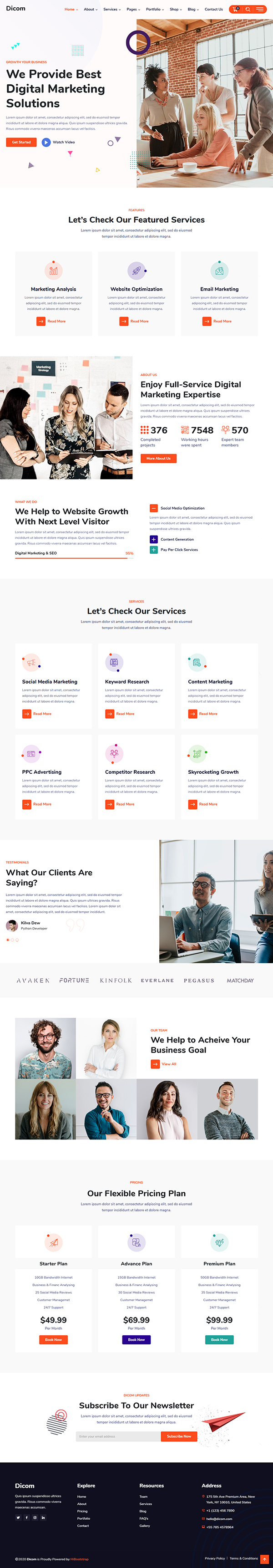 Dicom - Elementor SEO & Marketing Agency WordPress Theme Dicom - Elementor SEO & Marketing Agency WordPress Theme