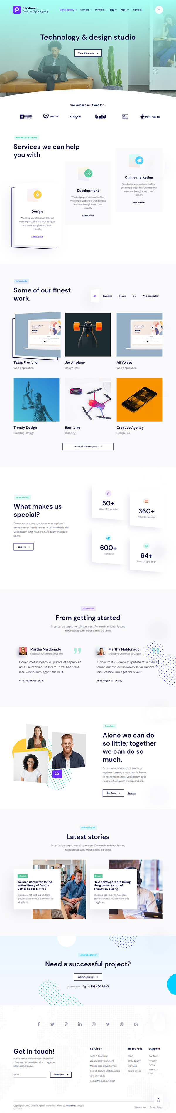 Keystroke - Creative Agency, Digital Agency WordPress Theme Keystroke - Creative Agency, Digital Agency WordPress Theme
