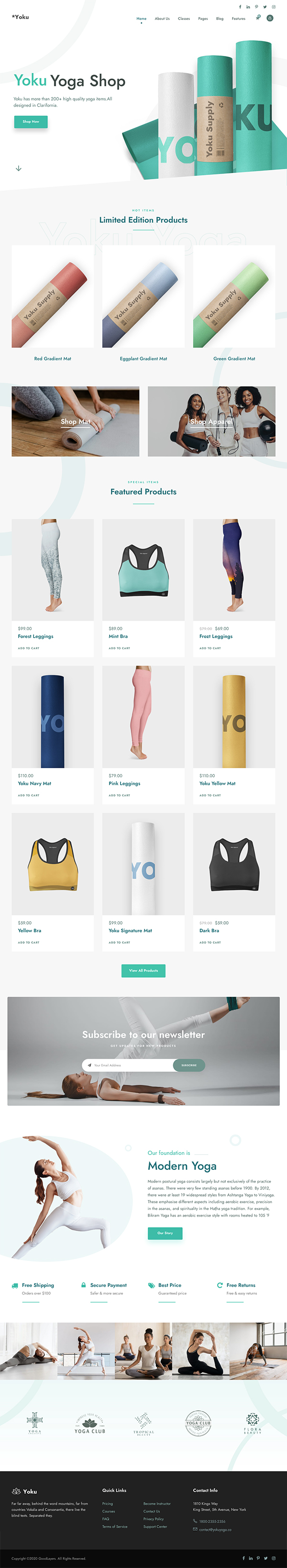 Yoku - Yoga Studio & Ayurveda WordPress Yoku - Yoga Studio & Ayurveda WordPress