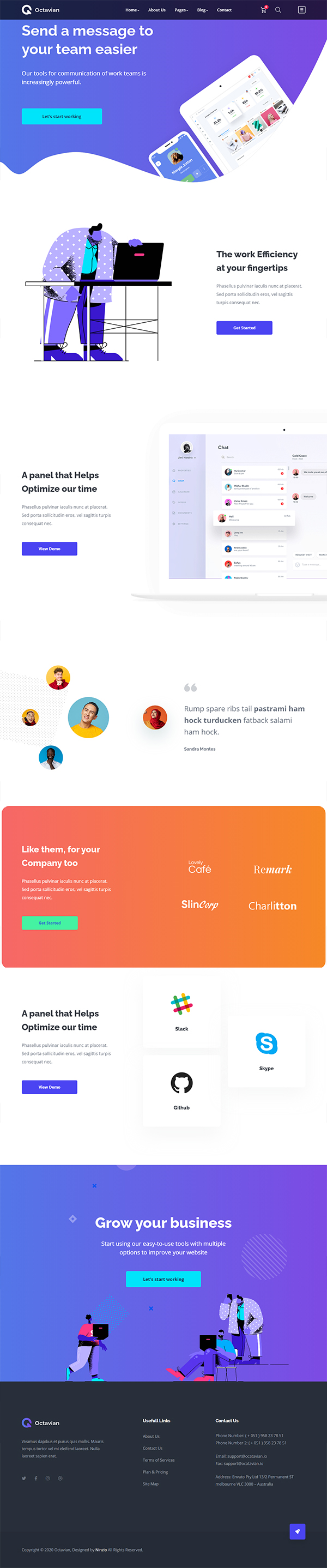 Octavian - Creative Multipurpose WordPress Theme Octavian - Creative Multipurpose WordPress Theme