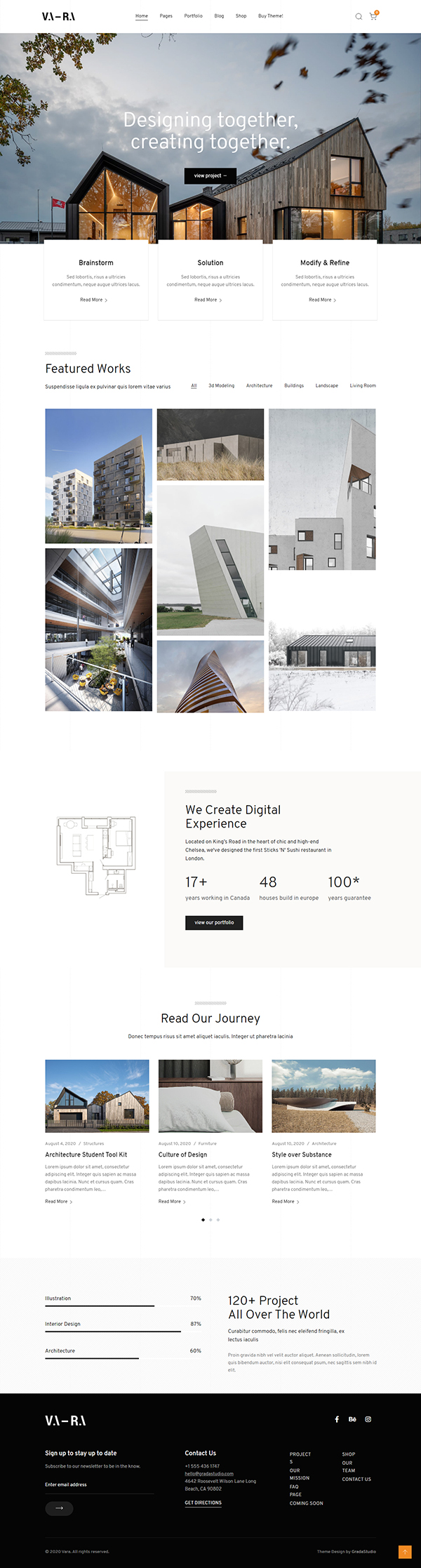Vara - Architecture WordPress Theme Vara - Architecture WordPress Theme