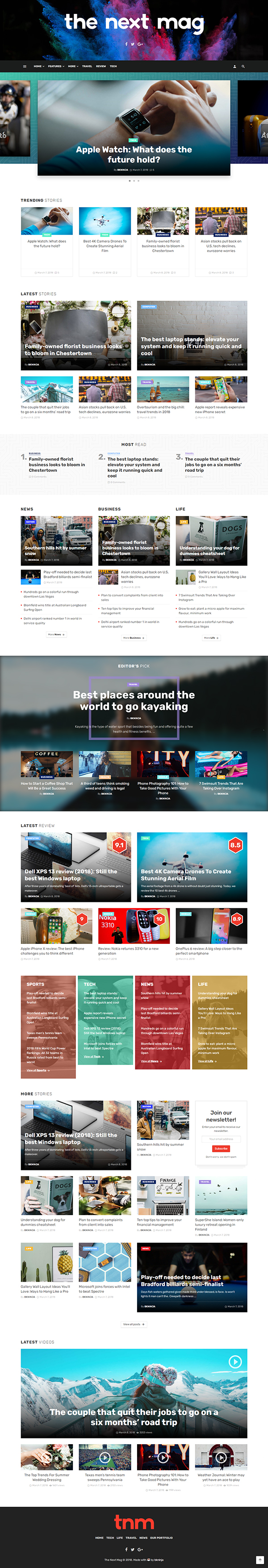 The Next Mag - Ecommerce Magazine WordPress Theme The Next Mag - Ecommerce Magazine WordPress Theme