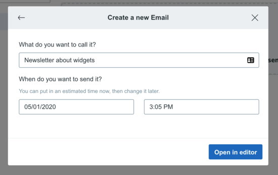 Name Your Newsletter Name your newsletter