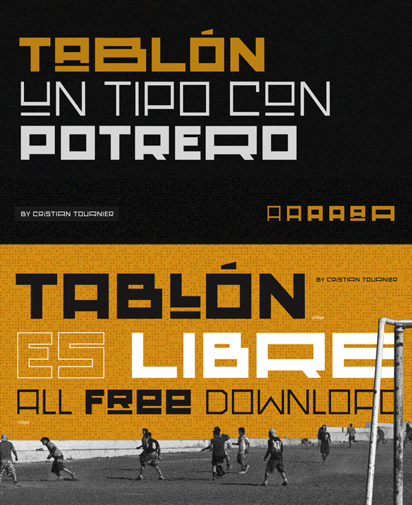 Tablon Free Font