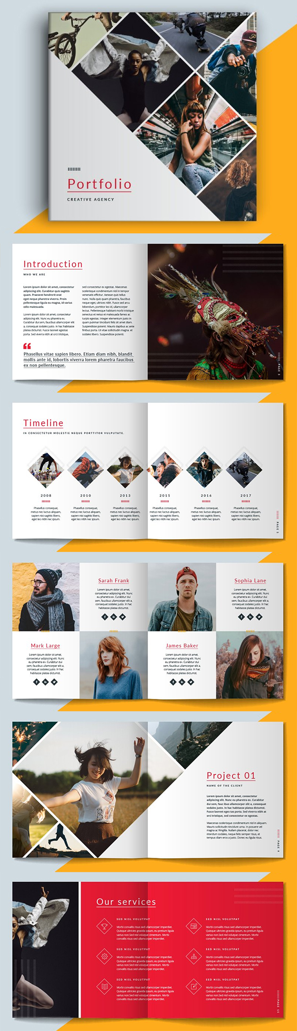 Square Portfolio Brochure Template