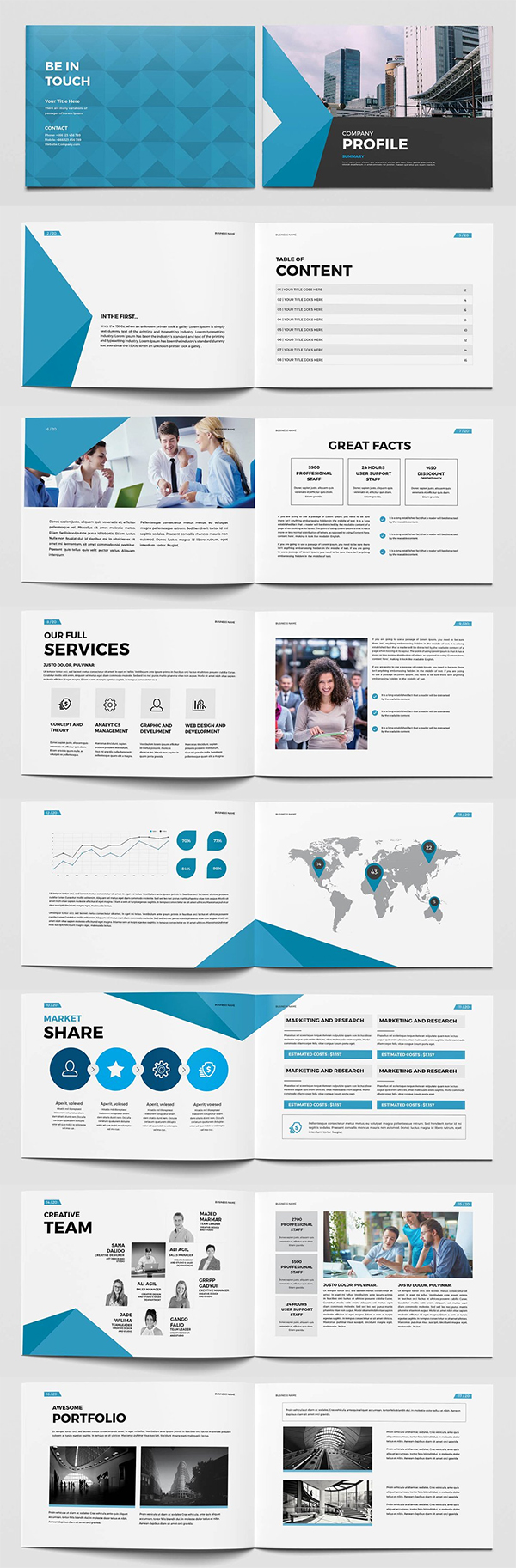 Business Company Brochure Template