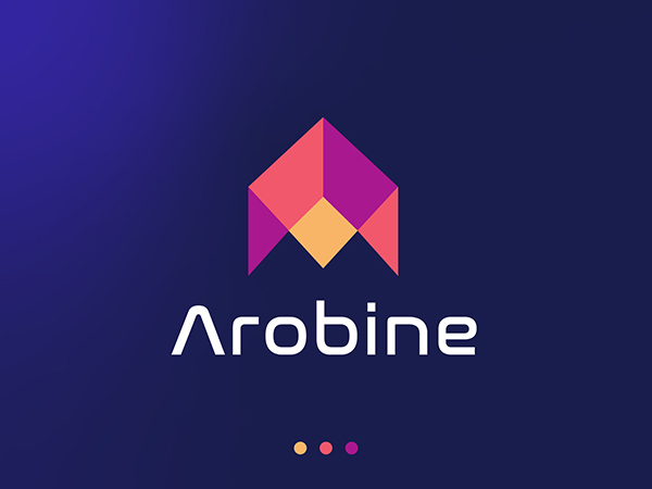 Arobine Colorful Logo Design