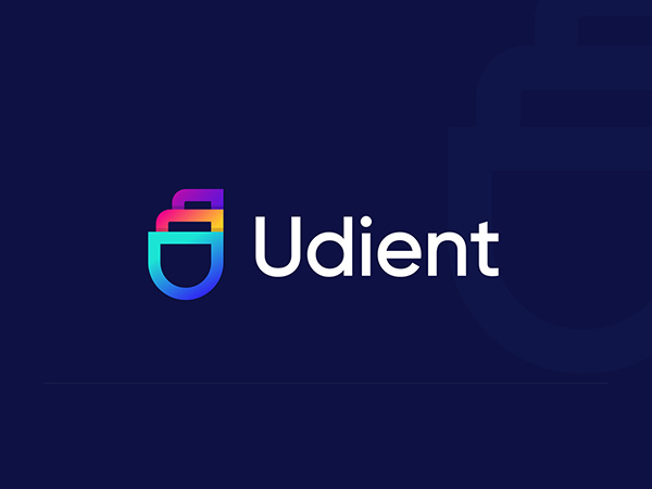 U Letter Colorful Logo Design