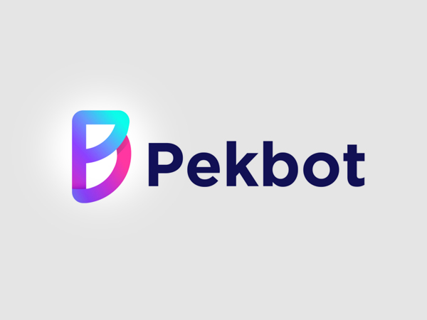 Pekbot Colorful Logo Design