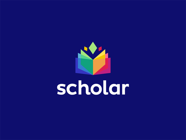 Scholar Colorful Logo Design