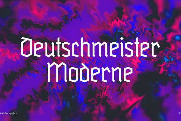 Deutschmeister Moderne Free Font