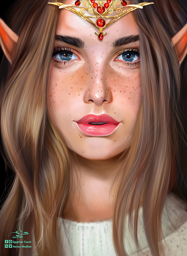 Stunning Digital Painting Illustration Art By Hanaa Medhat - 9