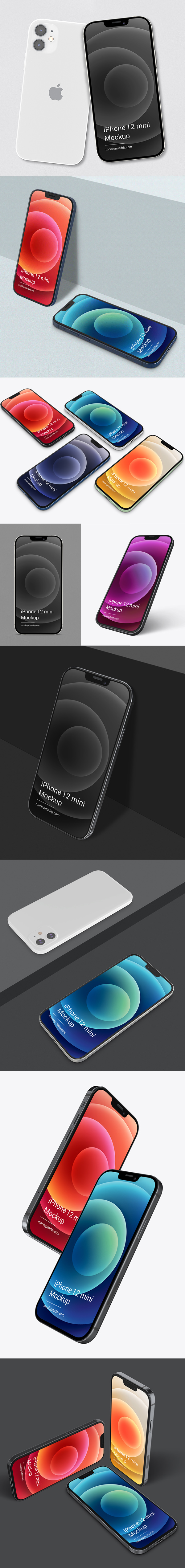 iPhone 12 Mini PSD Mockup