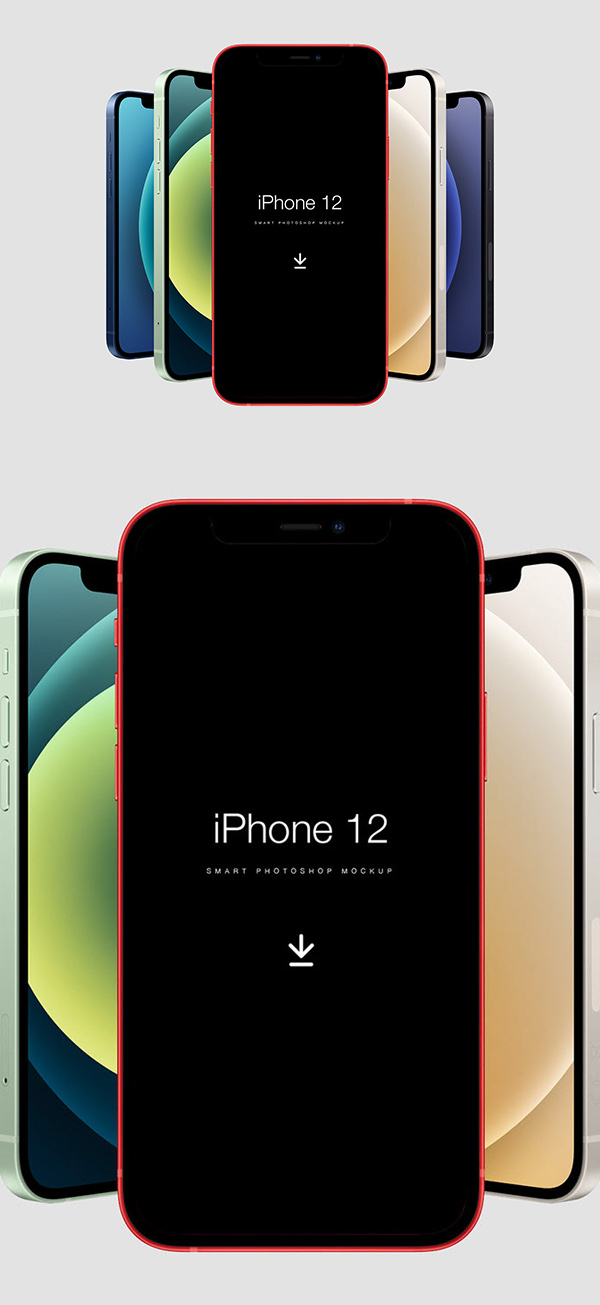 Free iPhone 12 Free Mockup