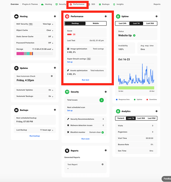 The performance area in The Hub.