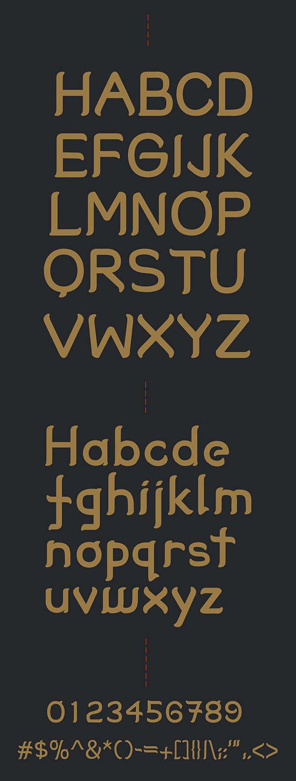 Tabitha Font Letters